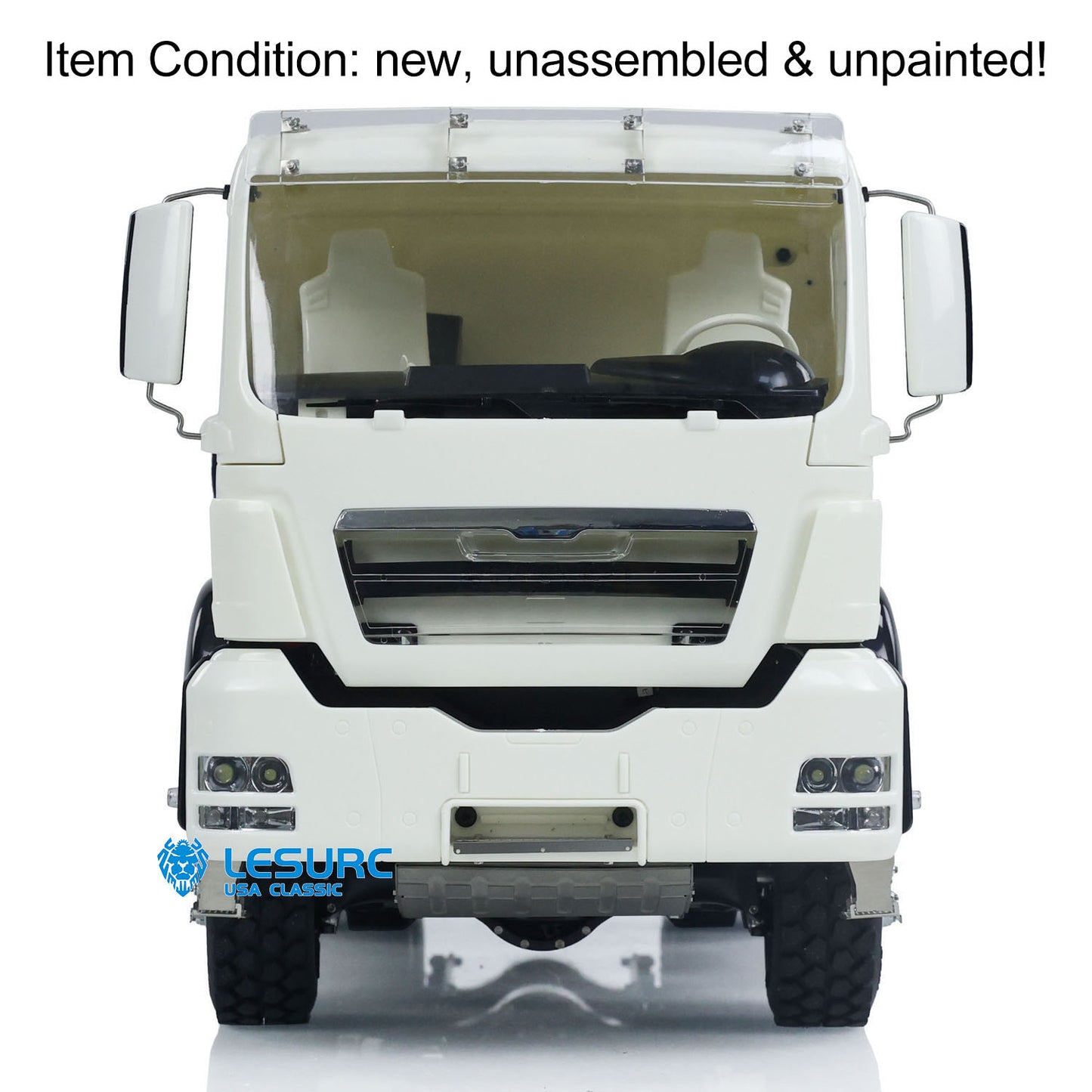 LESU 6*6 Front Cylinder Hydraulic Dumper Truck Tipper for 1/14 Scale Remote Controlled Model Construction Vehicles