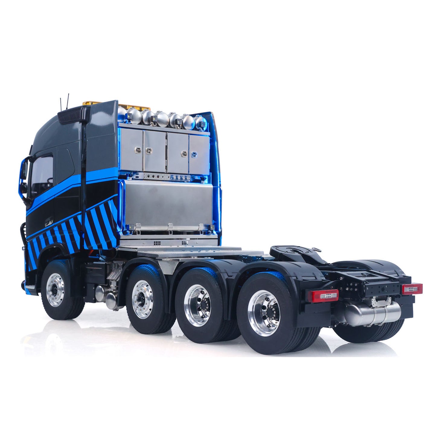 TOUCAN 1/14 Remote Control Tractor Truck LESU 8x8 Metal Chassis ST8 Radio System 2 Speed Gearbox Light Sounds Smoke Axle Locks