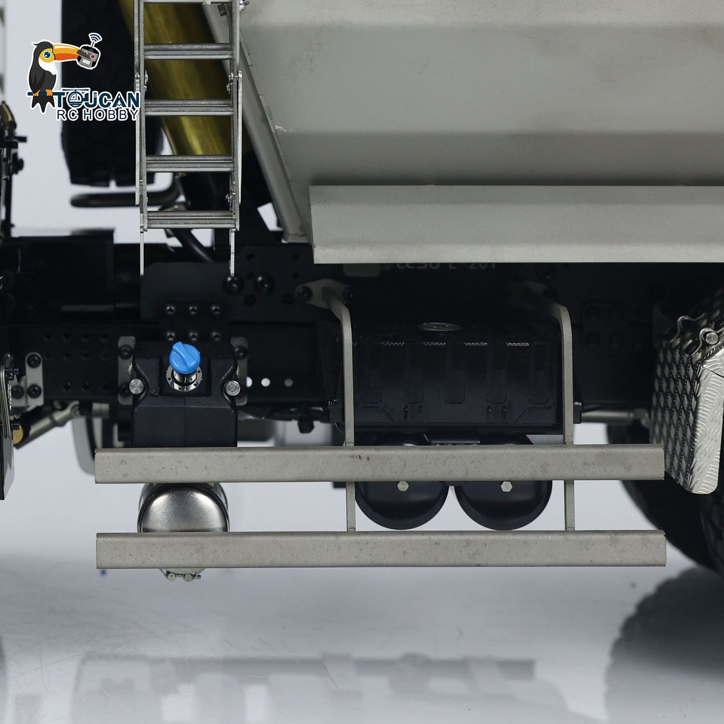 LESU Metal 1/14 Remote Control 6*6 Tractor Truck Dumper Model RC Engineering Vehicle Car With Front Multi-stage U Bucket