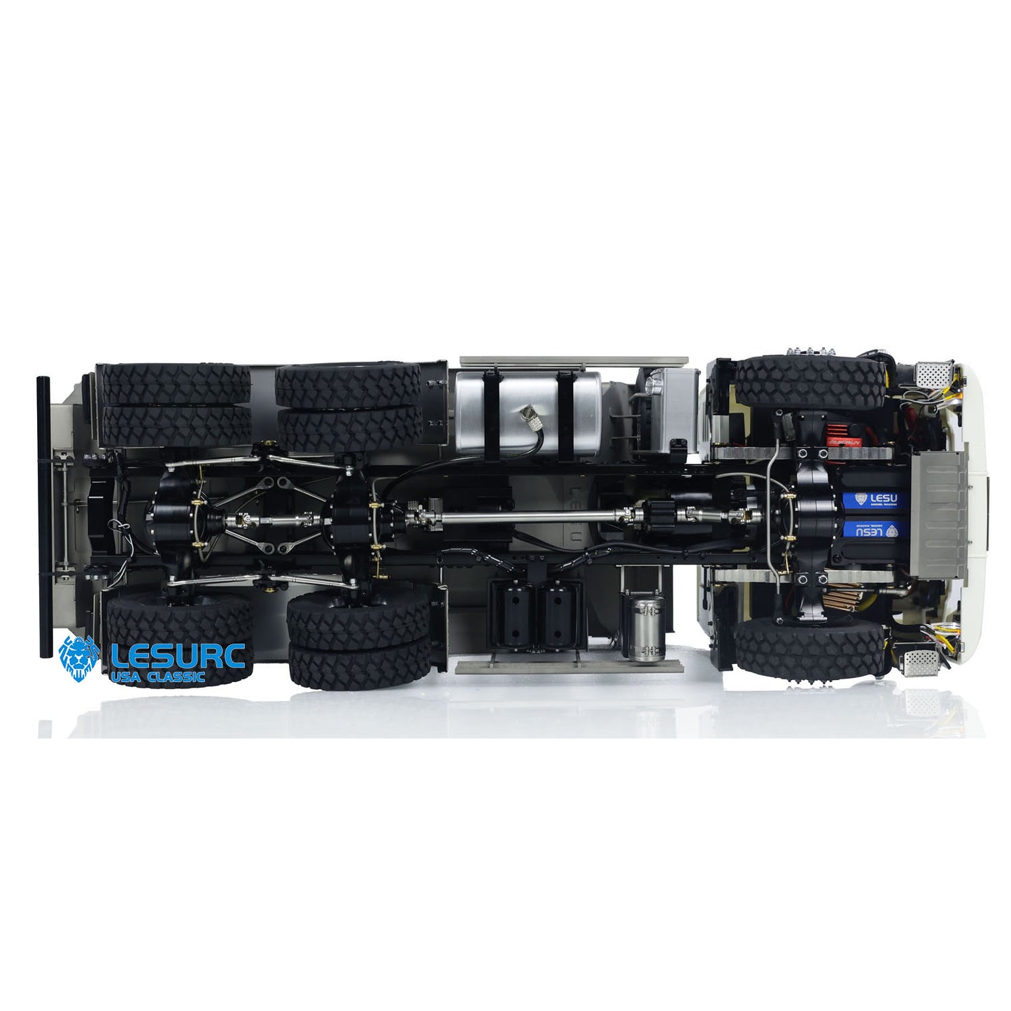 LESU TGS Cabin 1/14 8*8/6*6 Metal RC Dumper Truck Hydraulic Contruction Vehicle Light Sound System for Professional Model Hobbyists