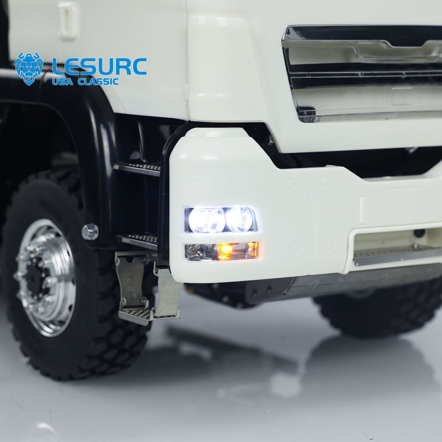 LESU 6*6 Front Cylinder Hydraulic Dumper Truck Tipper for 1/14 Scale Remote Controlled Model Construction Vehicles