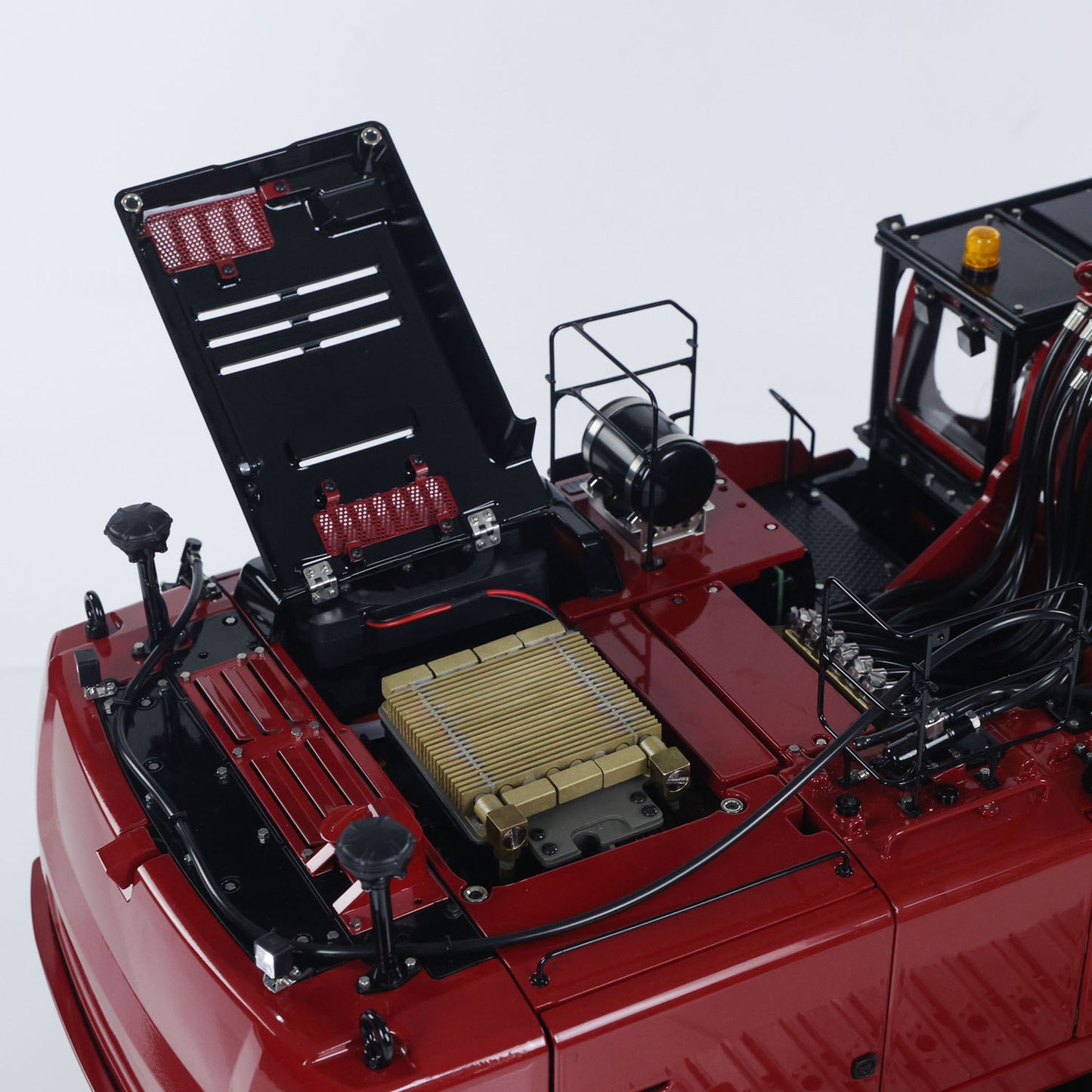 LESU LR960 Remote Control Digger 1/14 RC Full Hydraulic Excavator RTR Construction Vehicle Light Sound Smoke Unit Frsky XE Radio