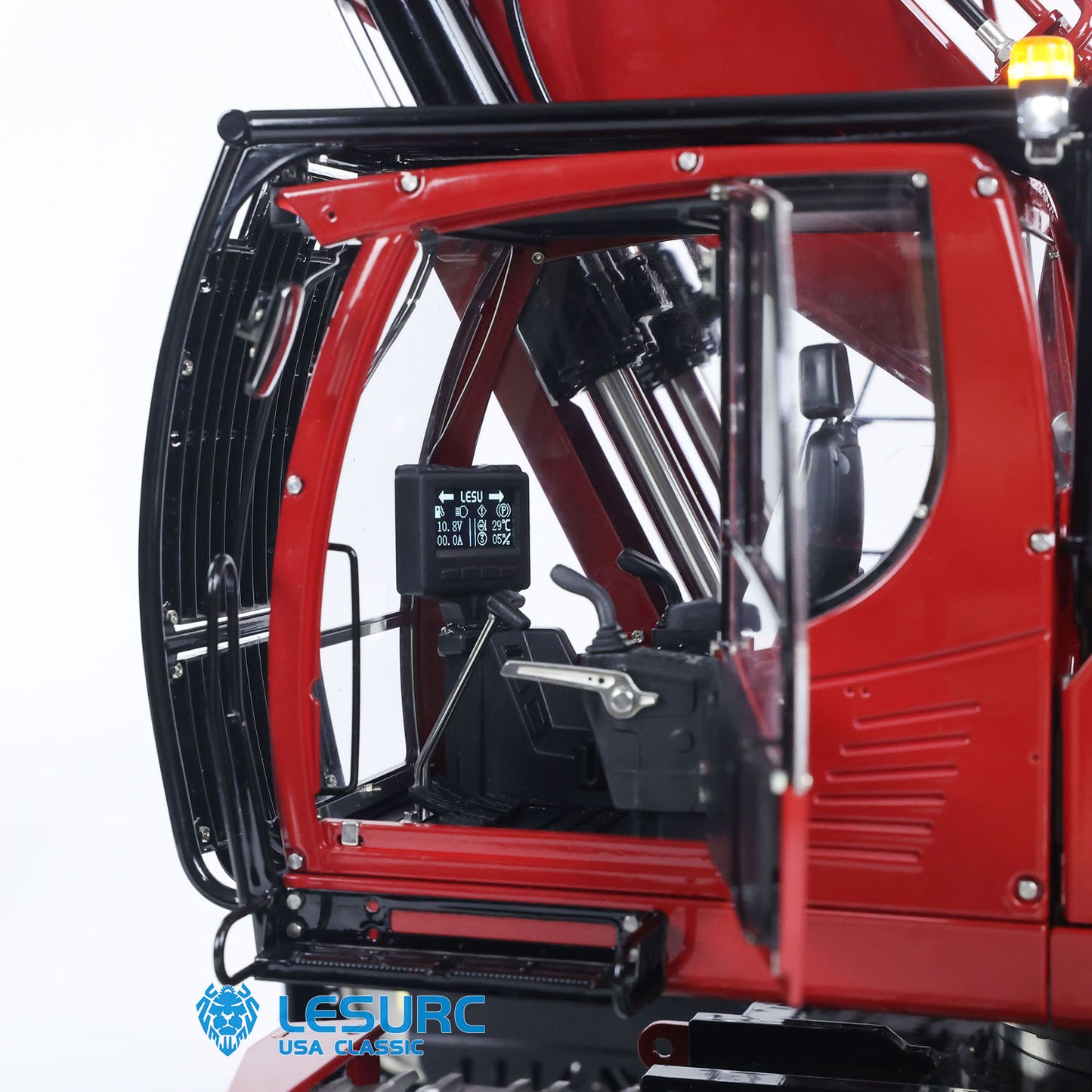 LESU LR960 Remote Control Digger 1/14 RC Full Hydraulic Excavator RTR Construction Vehicle Light Sound Smoke Unit Frsky XE Radio