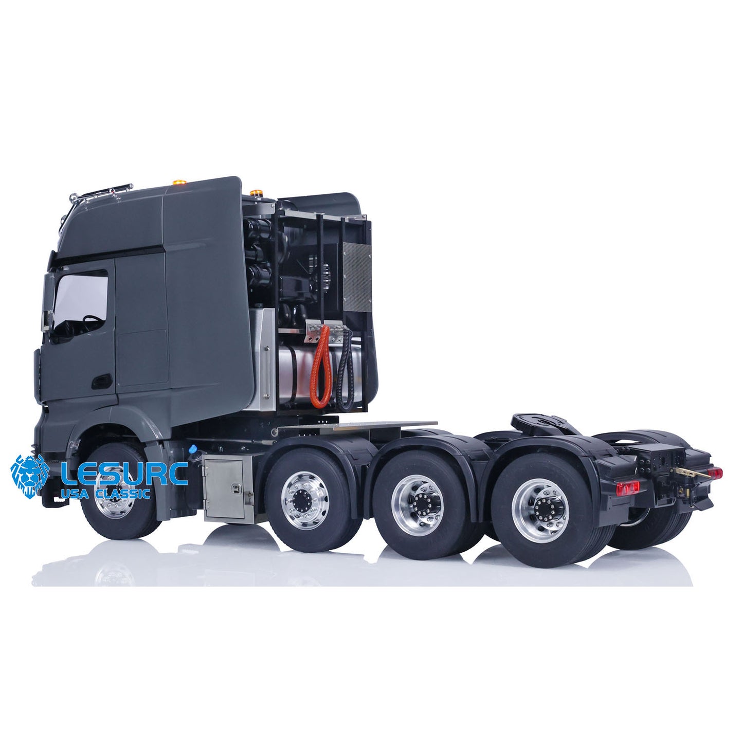 LESU 1:14 RC Tractor Truck Remote Controlled Car Painted Assembled Metal Chassis Hobby Model 1851 3363 Optional Versions