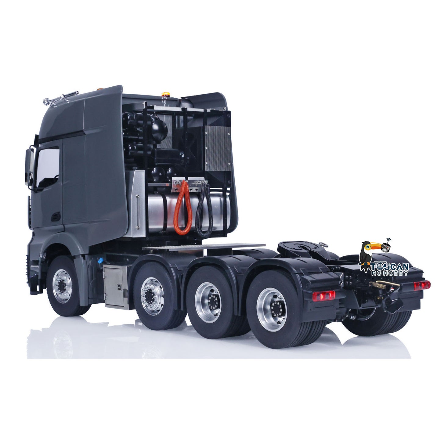 LESU 1:14 RC Tractor Truck Remote Controlled Car Painted Assembled Metal Chassis Hobby Model 1851 3363 Optional Versions