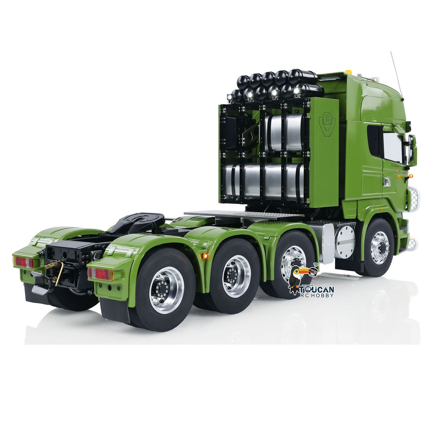 LESU 1/14 8X8 Metal Chassis RC Tractors Trucks RTR Radio Controlled Simulation Car Smoke Unit Hobby Models G-6057