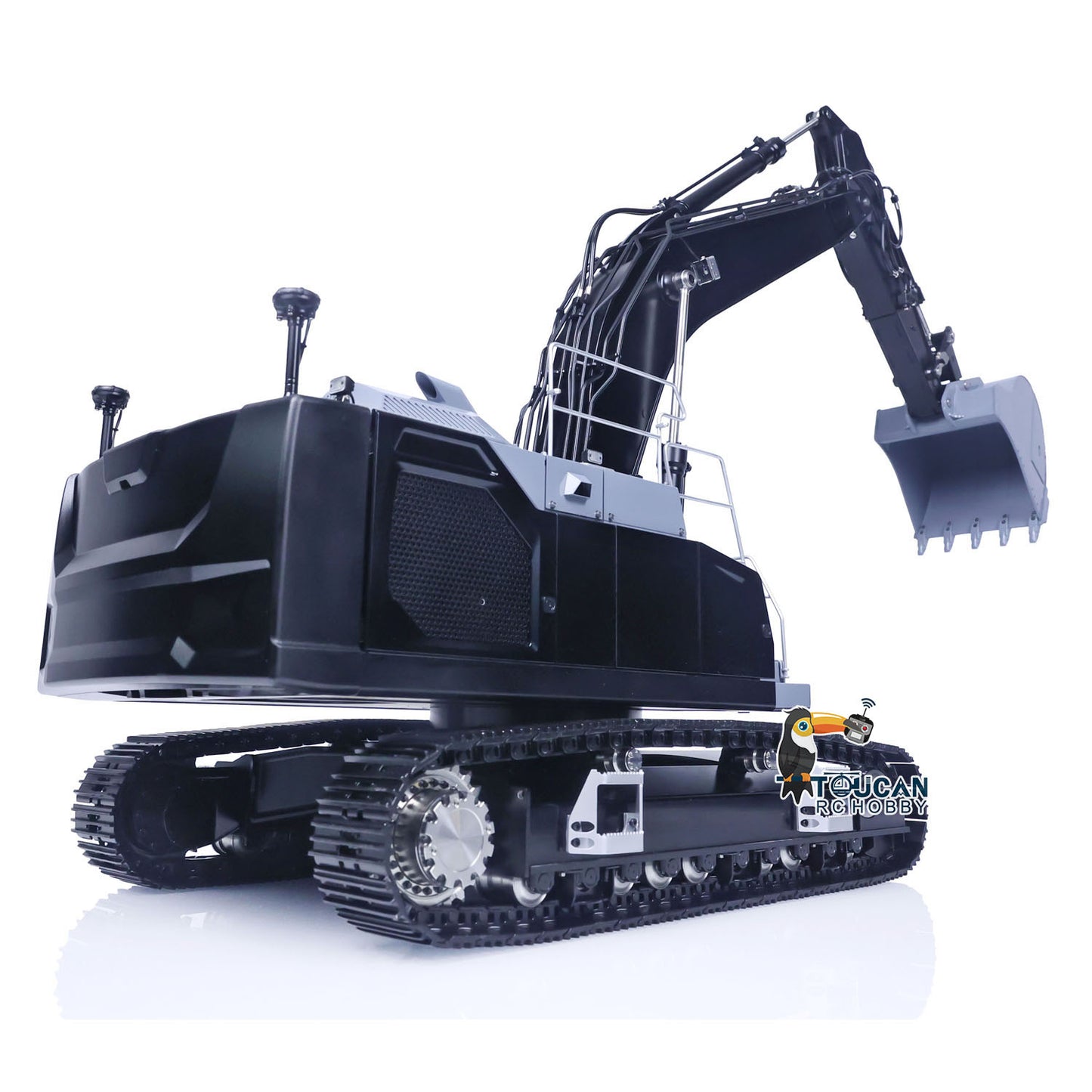 1/14 Metal LESU Remote Control Hydraulic Tracked Excavator LR945 B0016 Vehicle Model Bumper Guardrail Quick Release DIY Parts