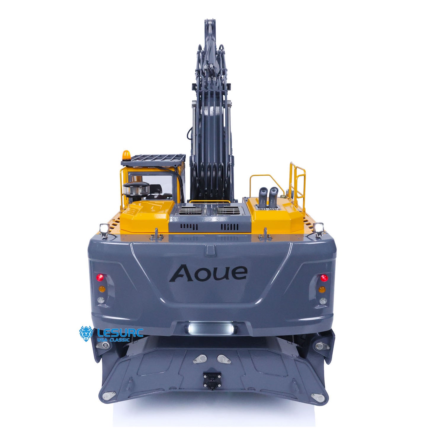 LESU AoueET30H 1/14 Metal RC Hydraulic Excavator A0006 PNP Wheeled Digger with 8CH Valve Hobbywing ESC Light System for Construction Model Builders
