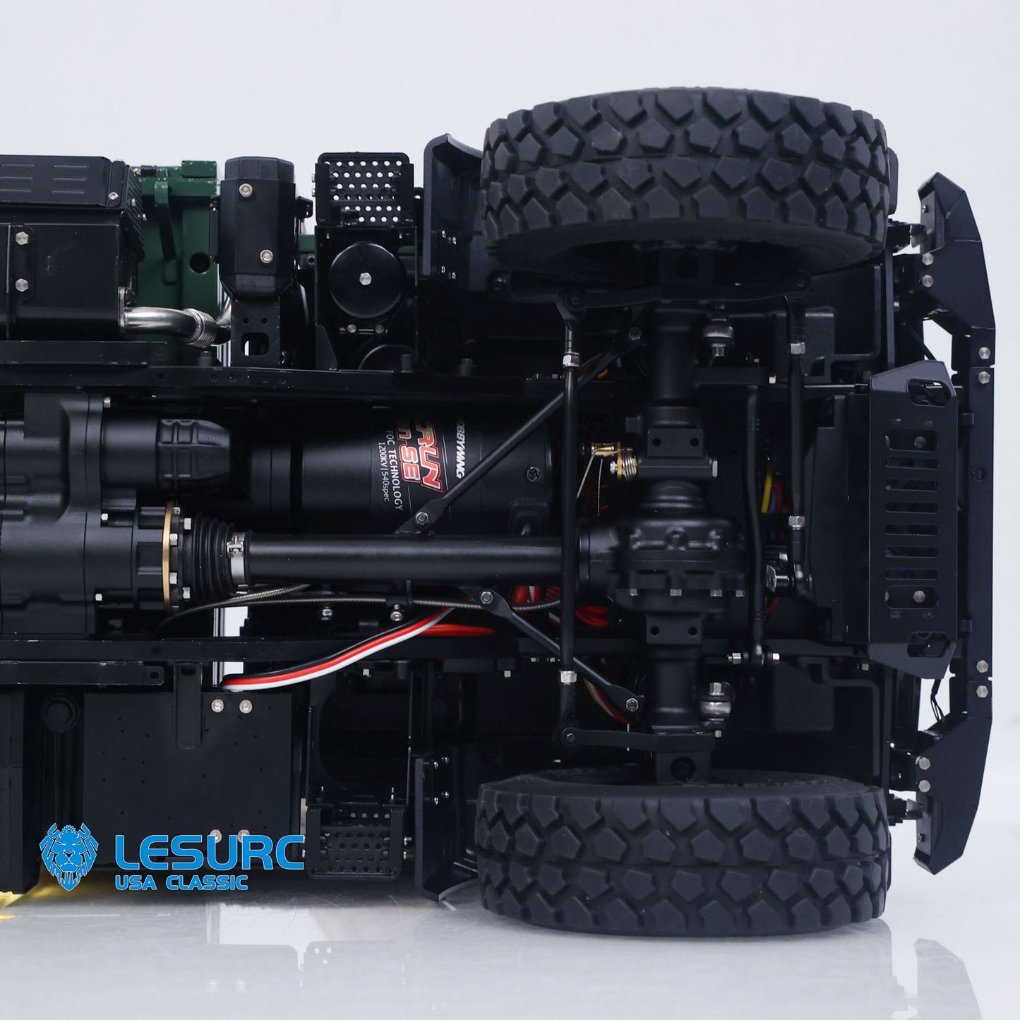 LESU U4023 1/14 Metal RC Off Road Car MT44023 Remote Control Crawler ATV Sound System Wheel Reduction Axle Lock 3Speed Gearbox