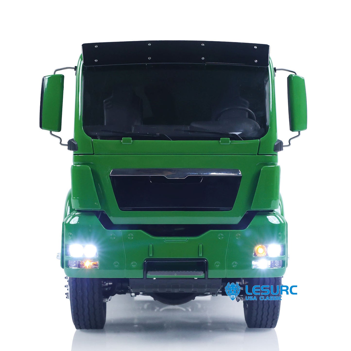 LESU Z0068 1/14 Metal 4x4 Hydraulic Swing Arm Garbage Vehicle with TGS Cabin 3 Speed Transmission 4CH Reversing Valve Lock Differential Axles