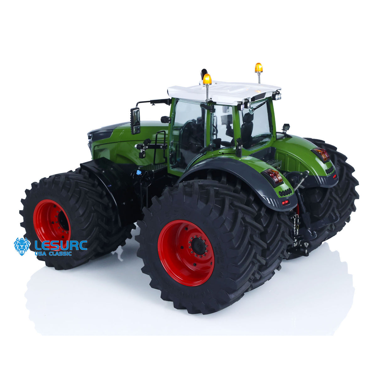 LESU AOUE 1050 Metal 4x4 1/14 RC Tractor Truck Hydraulic Agricultural Vehicles K500 Seedbed Pre-sowing Soil Preparation Machine Frsky XE Lite