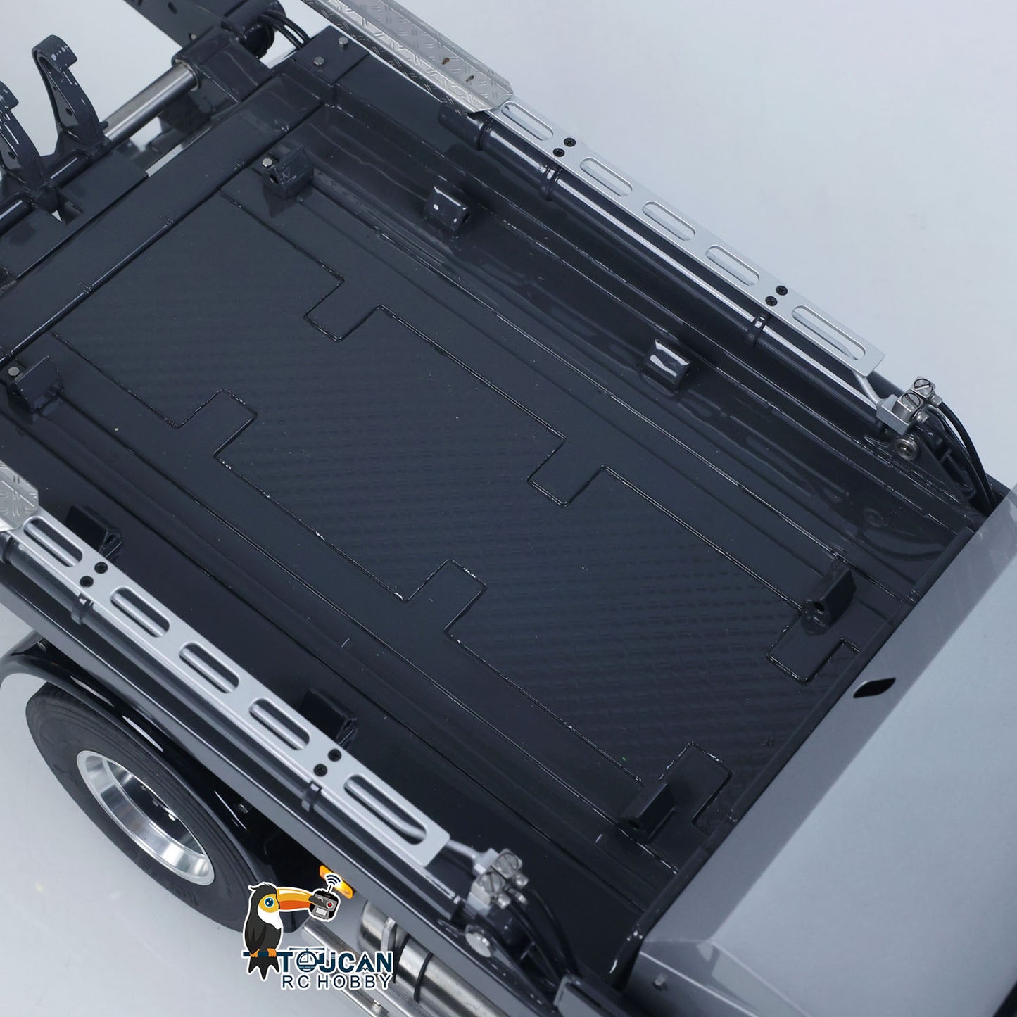 LESU 4X4 1/14 RC Hydraulic Swing Arm Garbage Truck Skip Loader TGS Paintied Car Simulation Vehicle Hobby Model 4CH Reversing Valve