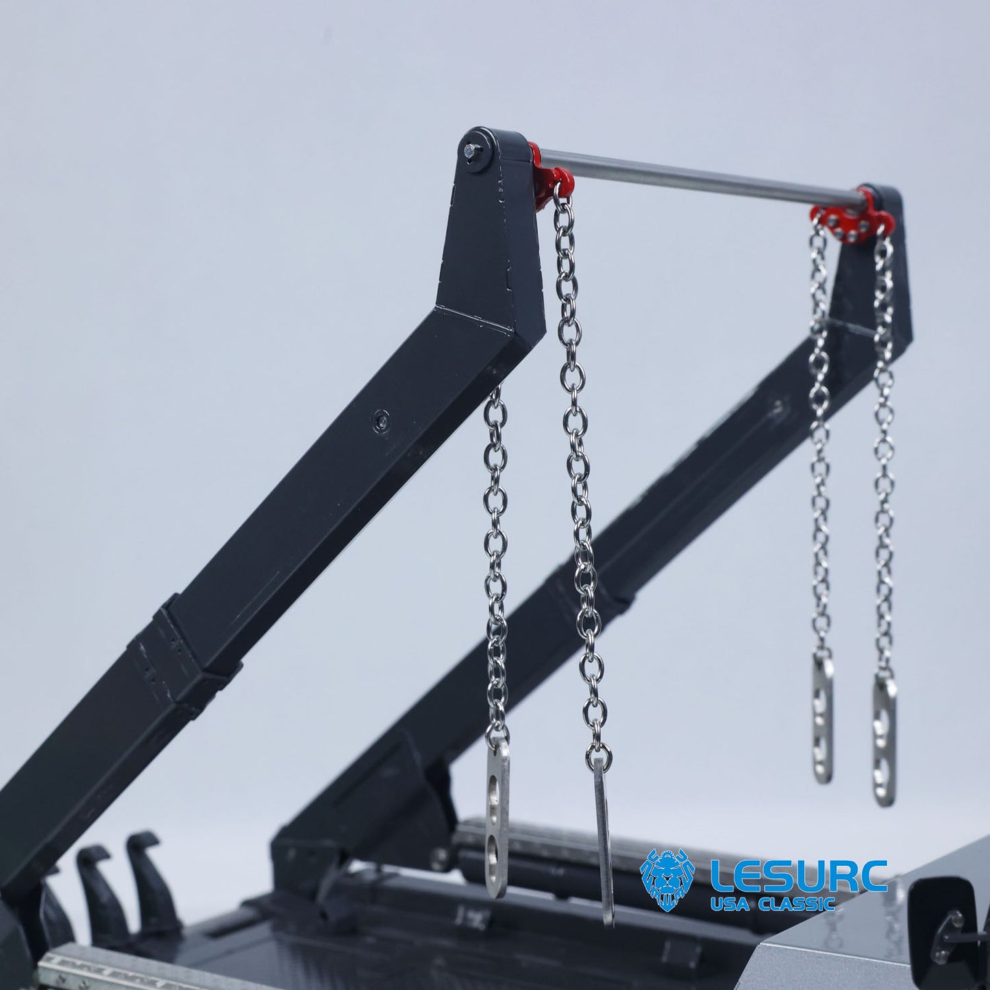 LESU Z0068 1/14 Metal 4x4 Hydraulic Swing Arm Garbage Vehicle with TGS Cabin 3 Speed Transmission 4CH Reversing Valve Lock Differential Axles