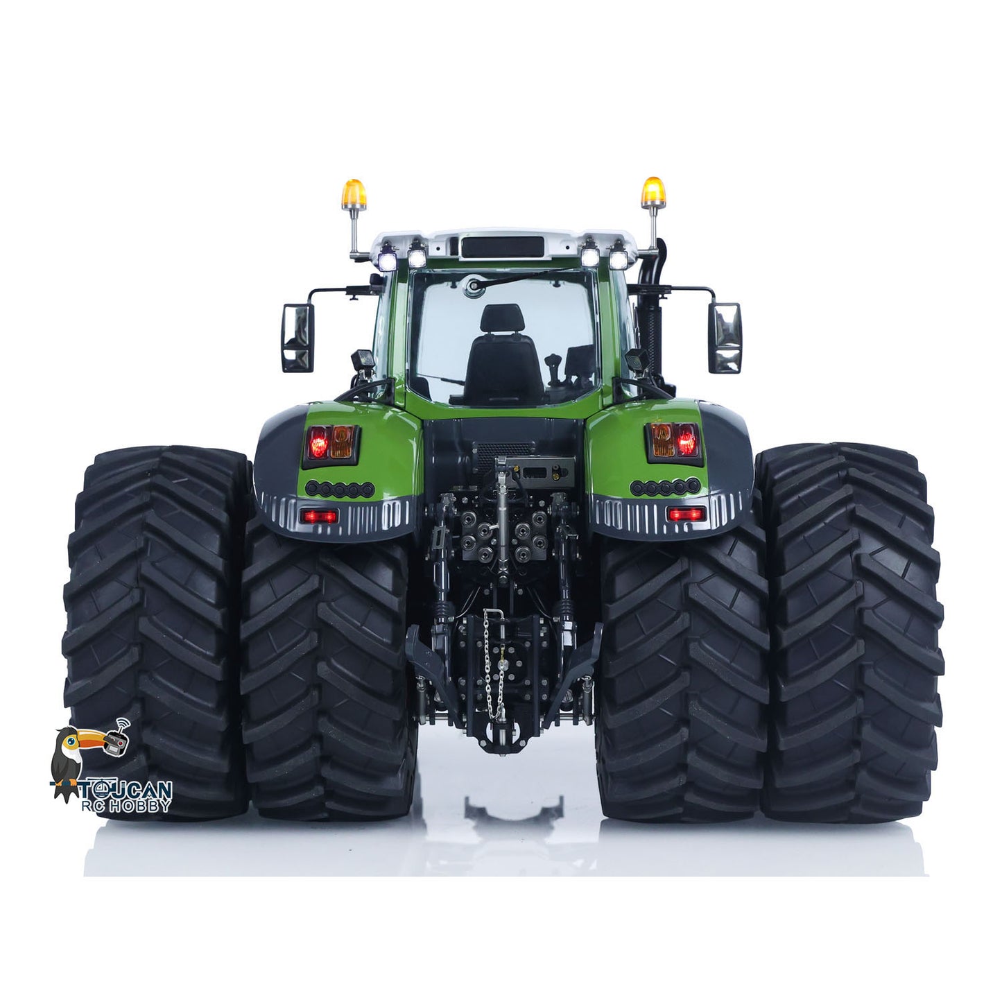 Double Wheeled Brand New LESU AOUE 1050 4x4 1/14 Metal Hydraulic RC Tractor Car Light Smoking Simulation Sound Radio Controlled Farm Truck