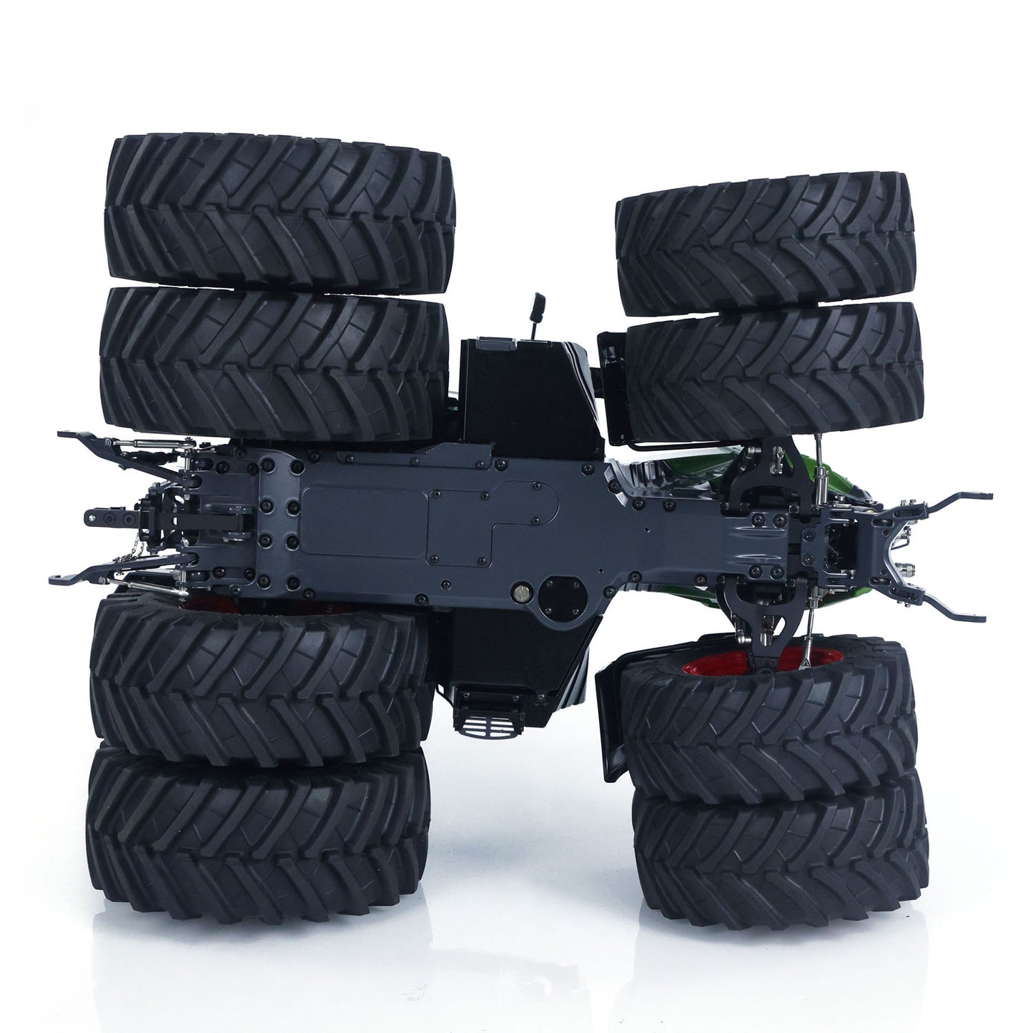 IN Stock LESU AOUE 1050 Metal 4x4 1/14 RC Tractor Truck Hydraulic Agricultural Vehicles K500 Seedbed Pre-sowing Soil Preparation Machine Frsky XE Lite