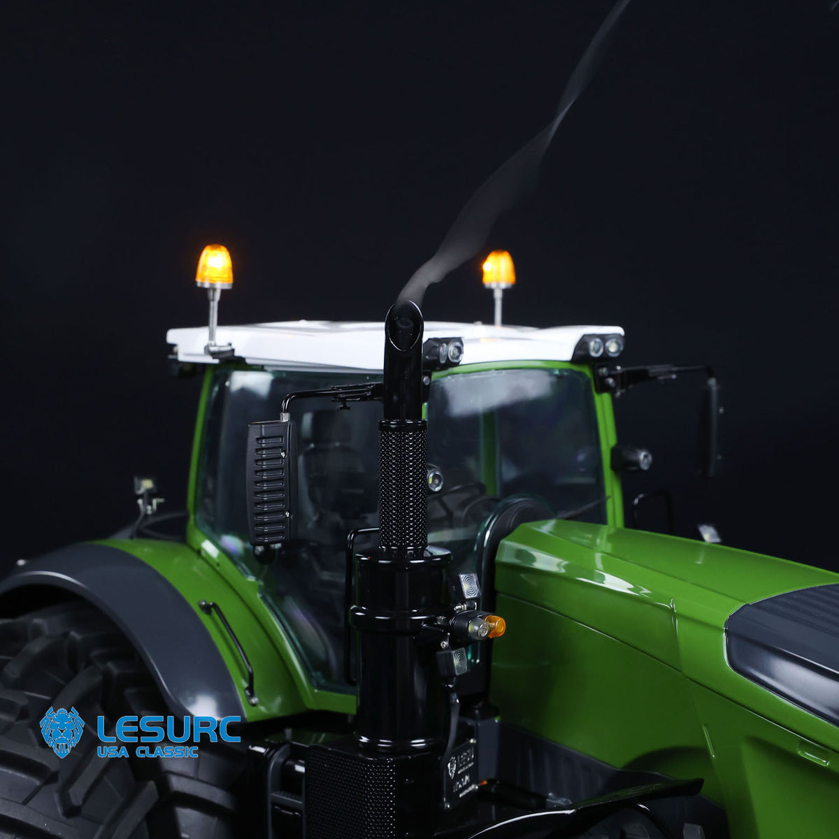 LESU AOUE 1050 Metal 4x4 1/14 RC Tractor Truck Hydraulic Agricultural Vehicles K500 Seedbed Pre-sowing Soil Preparation Machine Frsky XE Lite