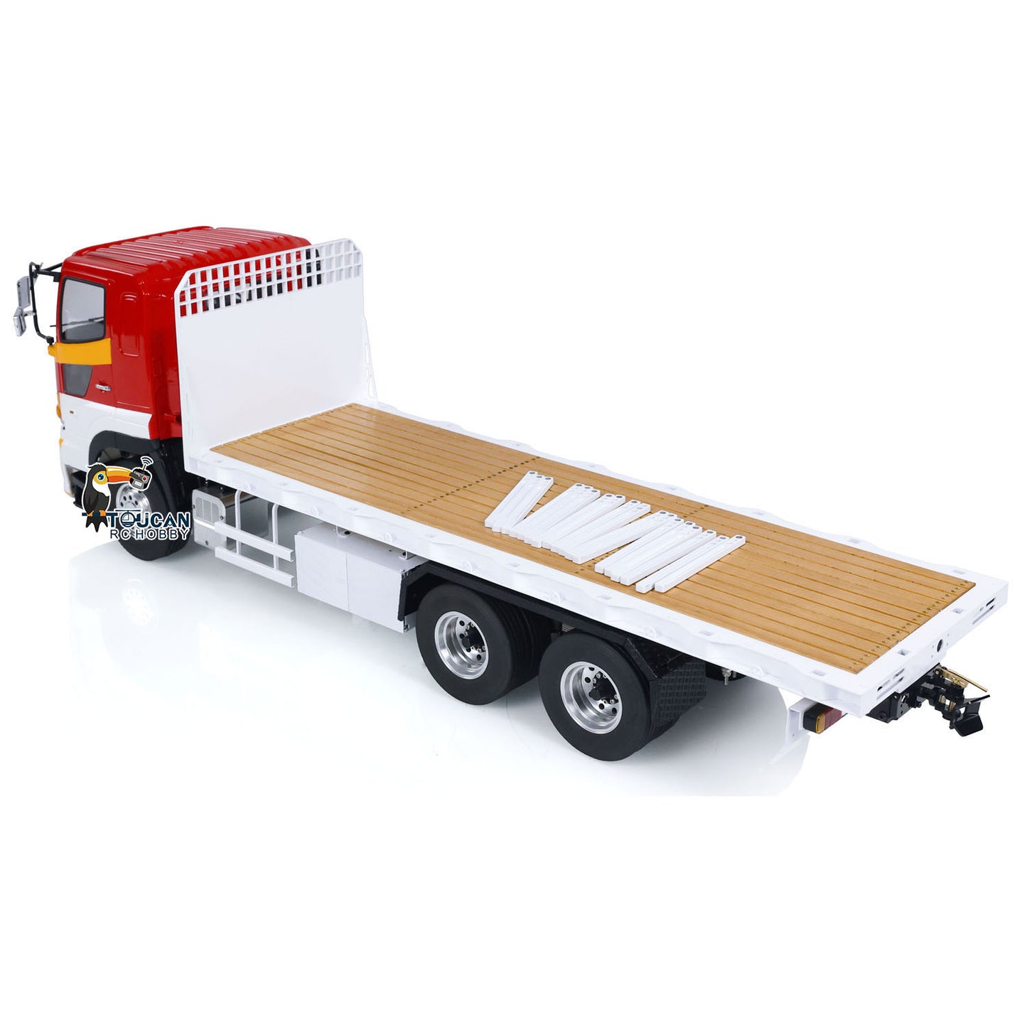 LESU 1/14 6x4 RTR RC Timber Truck Metal Remote Controlled Flatbed Lorry Trailer Simulation Car DIY Light Sound System