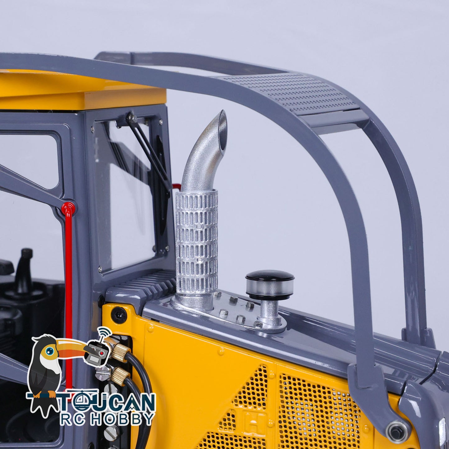 1/14 LESU RC Hydraulic Dozer Aoue 850K Metal Track Painted Assembled Bulldozer Model Light Sound