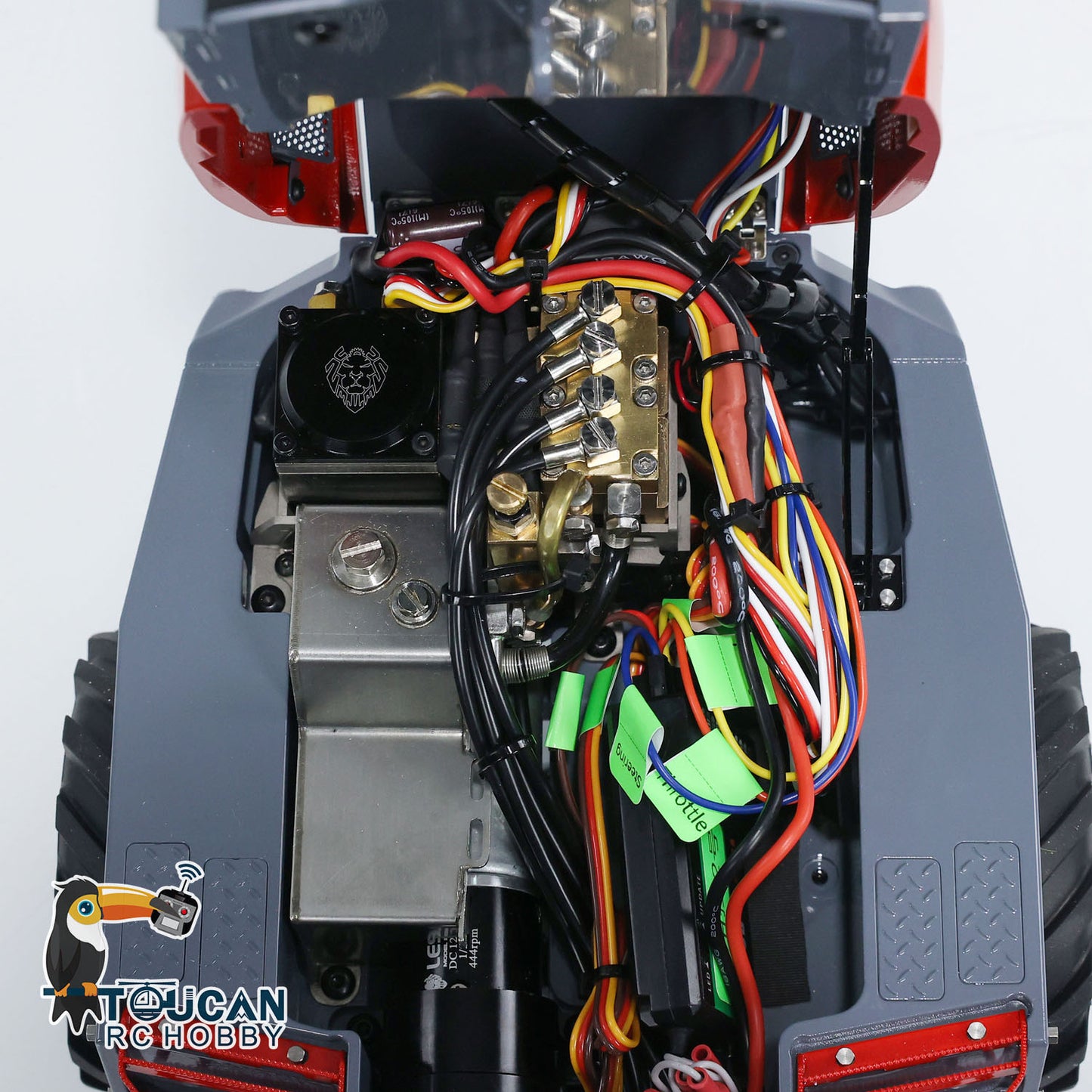 LESU 1/14 RC Hydraulic Loader AOUE MCL8 Construction Tipper Model With Sound Radio Control 4 TH Reversing Valve Rear Hook