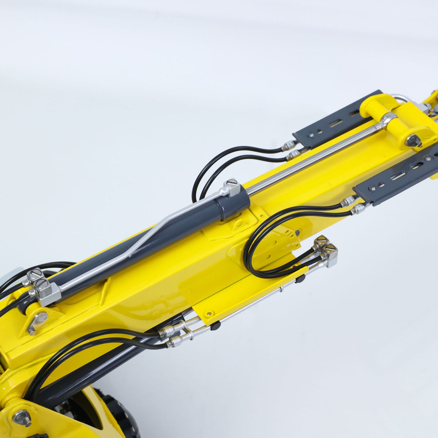 IN STOCK LESU 1/14 RC Hydraulic Telescopic Arm Loader AT1050 Tipper Construction Truck Model With 4 Wheel Drive I6S Radio System Fork