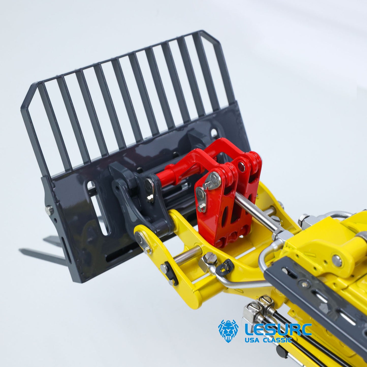 LESU Aoue AT1050 1/14 Metal RC Hydraulic Telescopic Fork Loader A0016 with FlySky I6S Radio Controller Light Sound for Scale Model Collectors