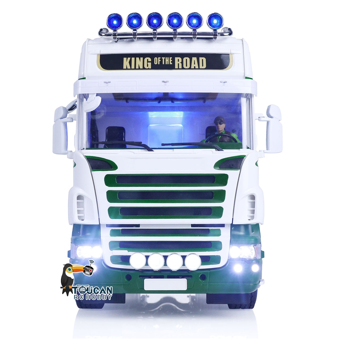 LESU 1:14 Scale DIY Radio Controlled Tractor Truck for 6x6 Remote Control Cars Model W/ Sound Light System Motor Servo ESC