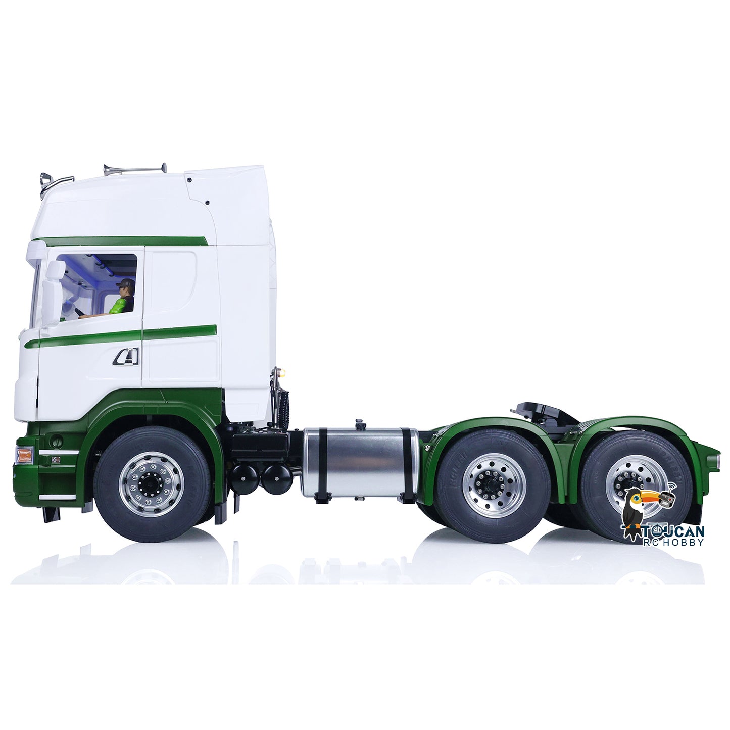 LESU 1:14 Scale DIY Radio Controlled Tractor Truck for 6x6 Remote Control Cars Model W/ Sound Light System Motor Servo ESC