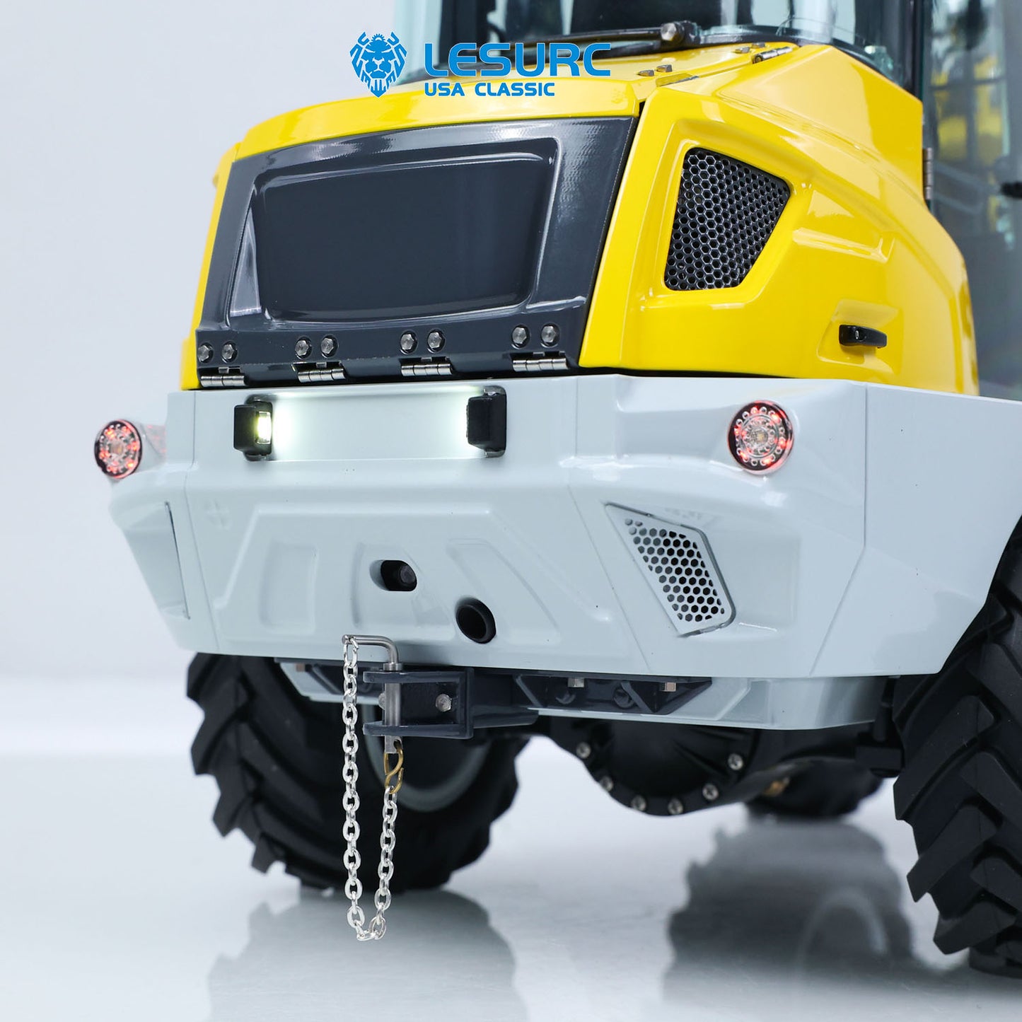 LESU Aoue AT1050 1/14 Metal RC Hydraulic Telescopic Fork Loader A0016 with FlySky I6S Radio Controller Light Sound for Scale Model Collectors
