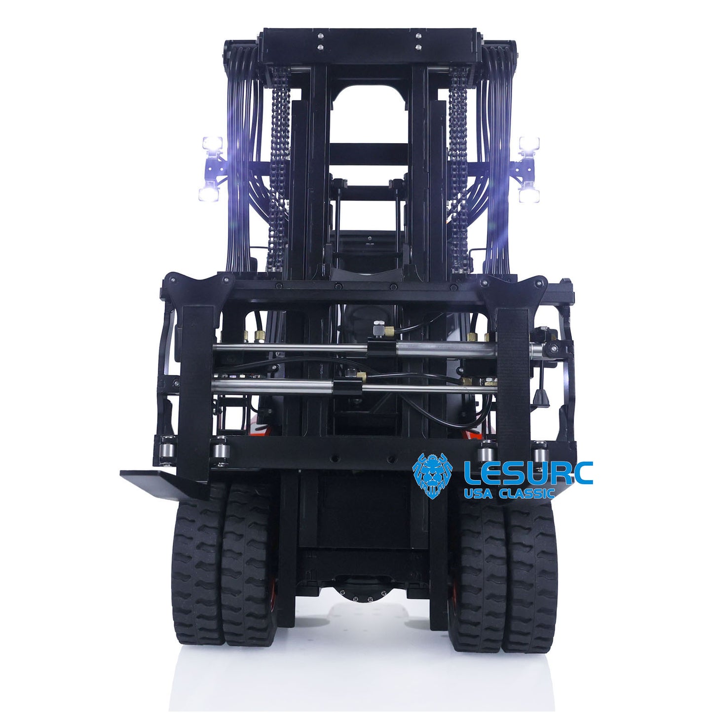 LESU 1/14 Metal RC Painted Hydraulic Forklift Aoue-LD160S Remote Control Model W/ PL18EVLite Radio Motor Servo Light Sound