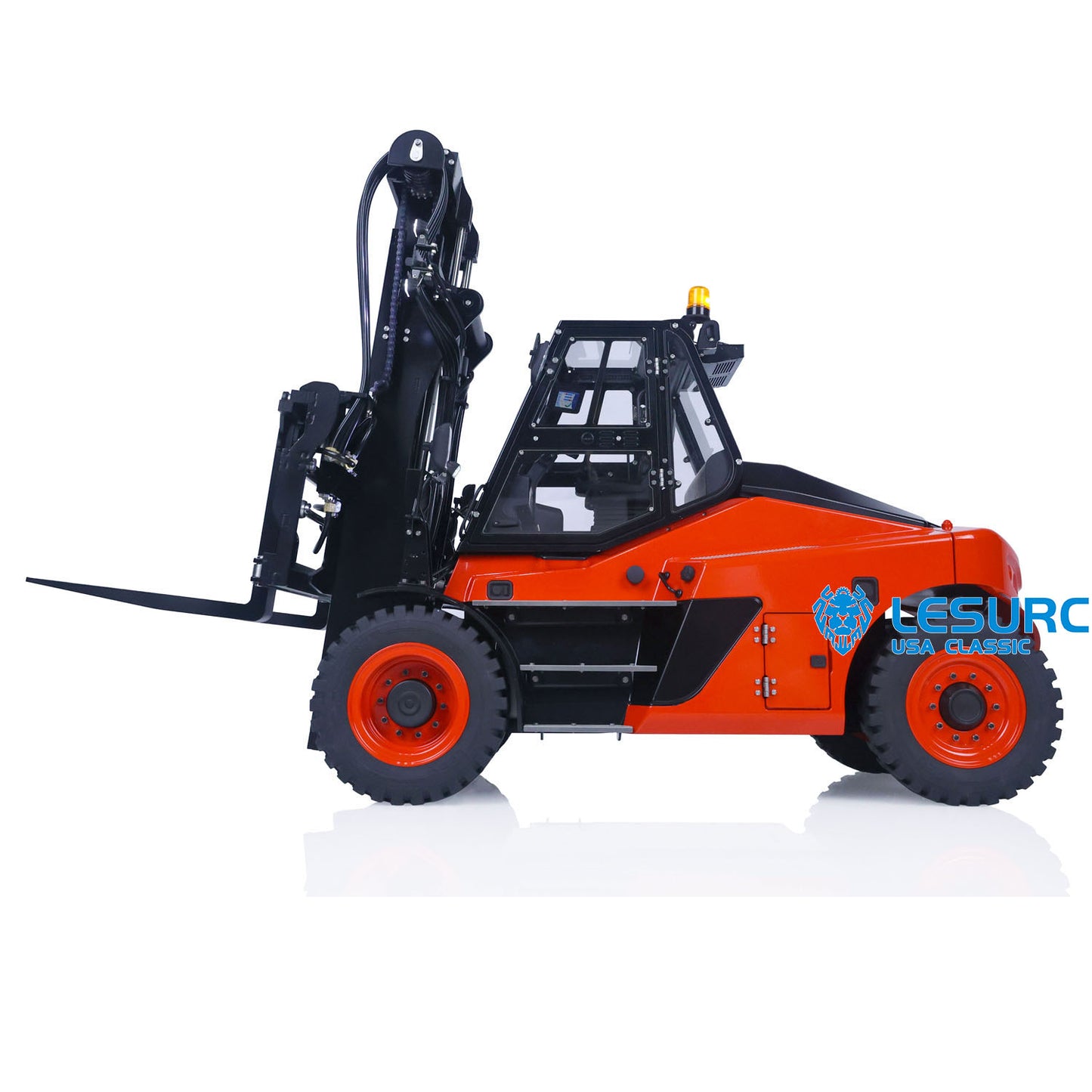 LESU 1/14 Metal RC Painted Hydraulic Forklift Aoue-LD160S Remote Control Model W/ PL18EVLite Radio Motor Servo Light Sound