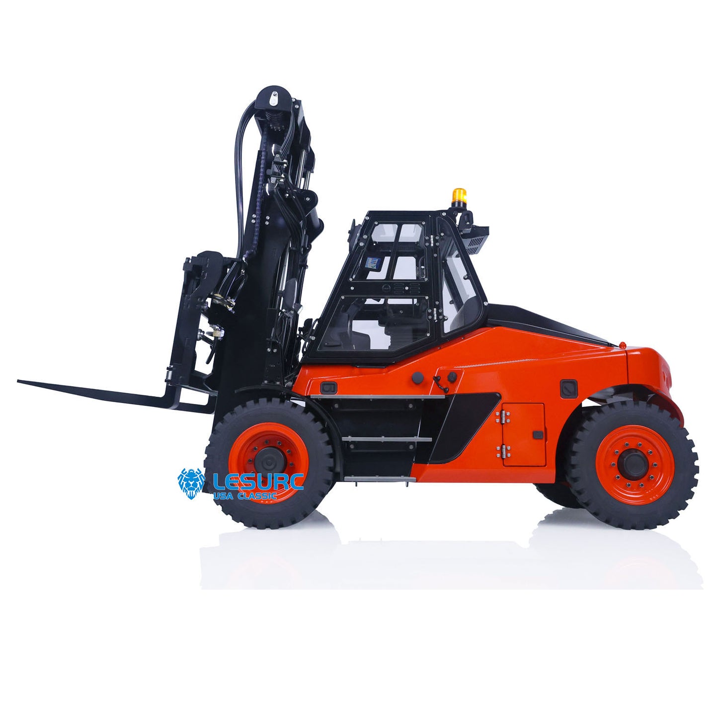 LESU Aoue-LD160S 1/14 Metal RC Hydraulic Forklift A0014 RTR with 6CH Reversing Valve Light Sound for Construction Vehicle Enthusiast