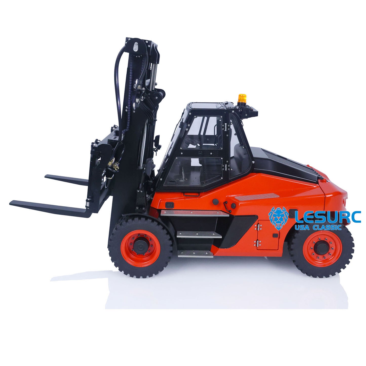 LESU 1/14 Metal RC Painted Hydraulic Forklift Aoue-LD160S Remote Control Model W/ PL18EVLite Radio Motor Servo Light Sound