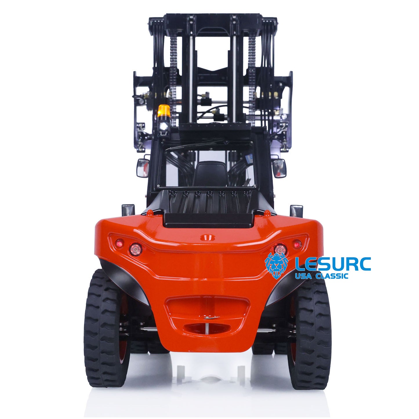 LESU 1/14 Metal RC Painted Hydraulic Forklift Aoue-LD160S Remote Control Model W/ PL18EVLite Radio Motor Servo Light Sound