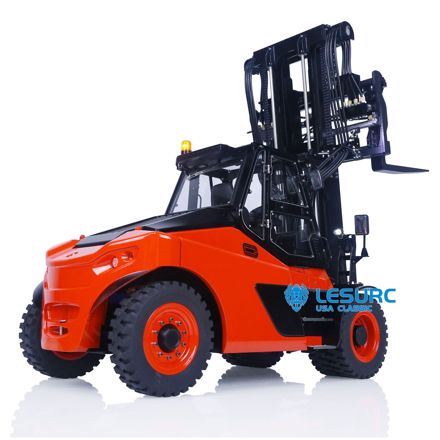 LESU 1/14 Metal RC Painted Hydraulic Forklift Aoue-LD160S Remote Control Model W/ PL18EVLite Radio Motor Servo Light Sound