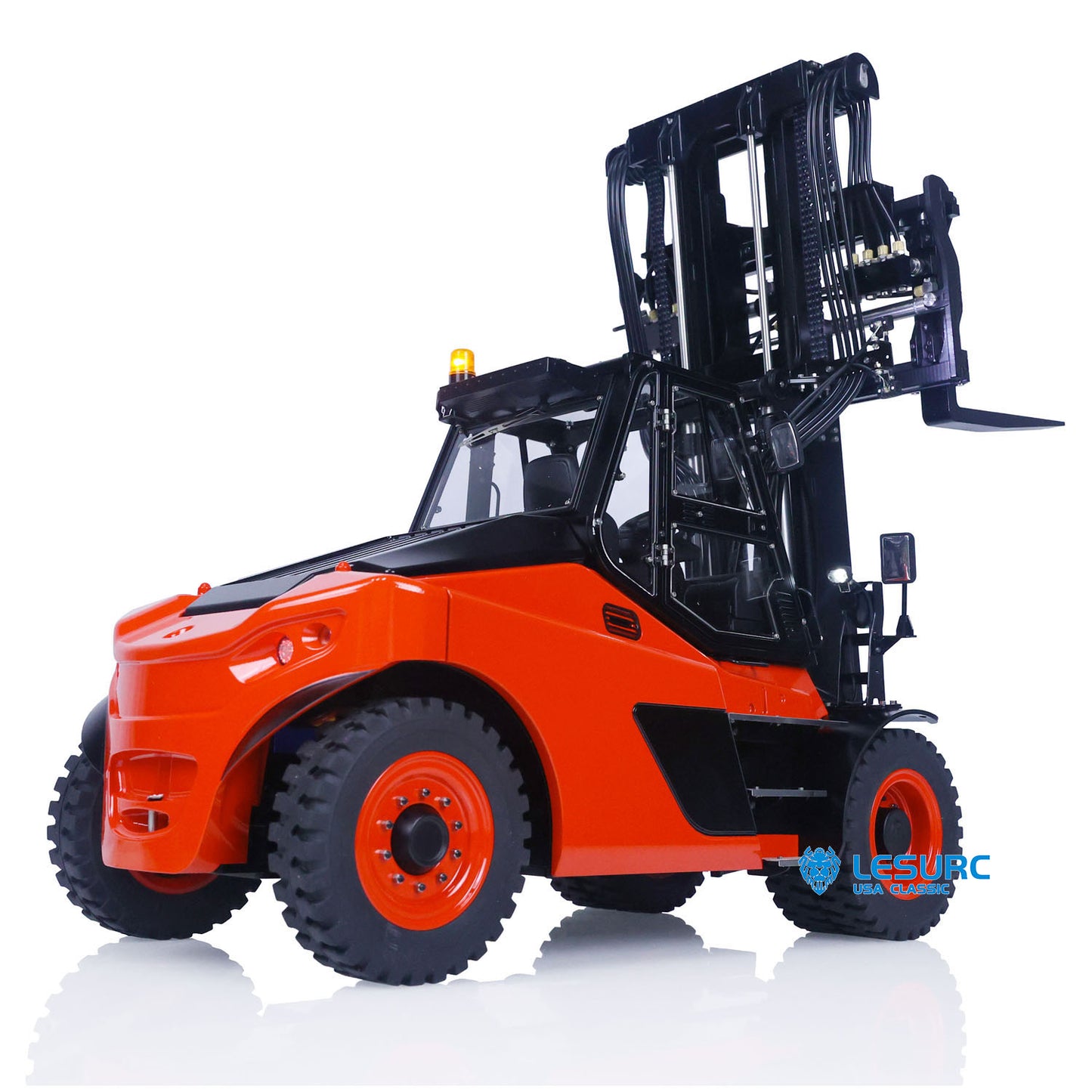 LESU Aoue-LD160S 1/14 Metal RC Hydraulic Forklift A0014 RTR with 6CH Reversing Valve Light Sound for Construction Vehicle Enthusiast