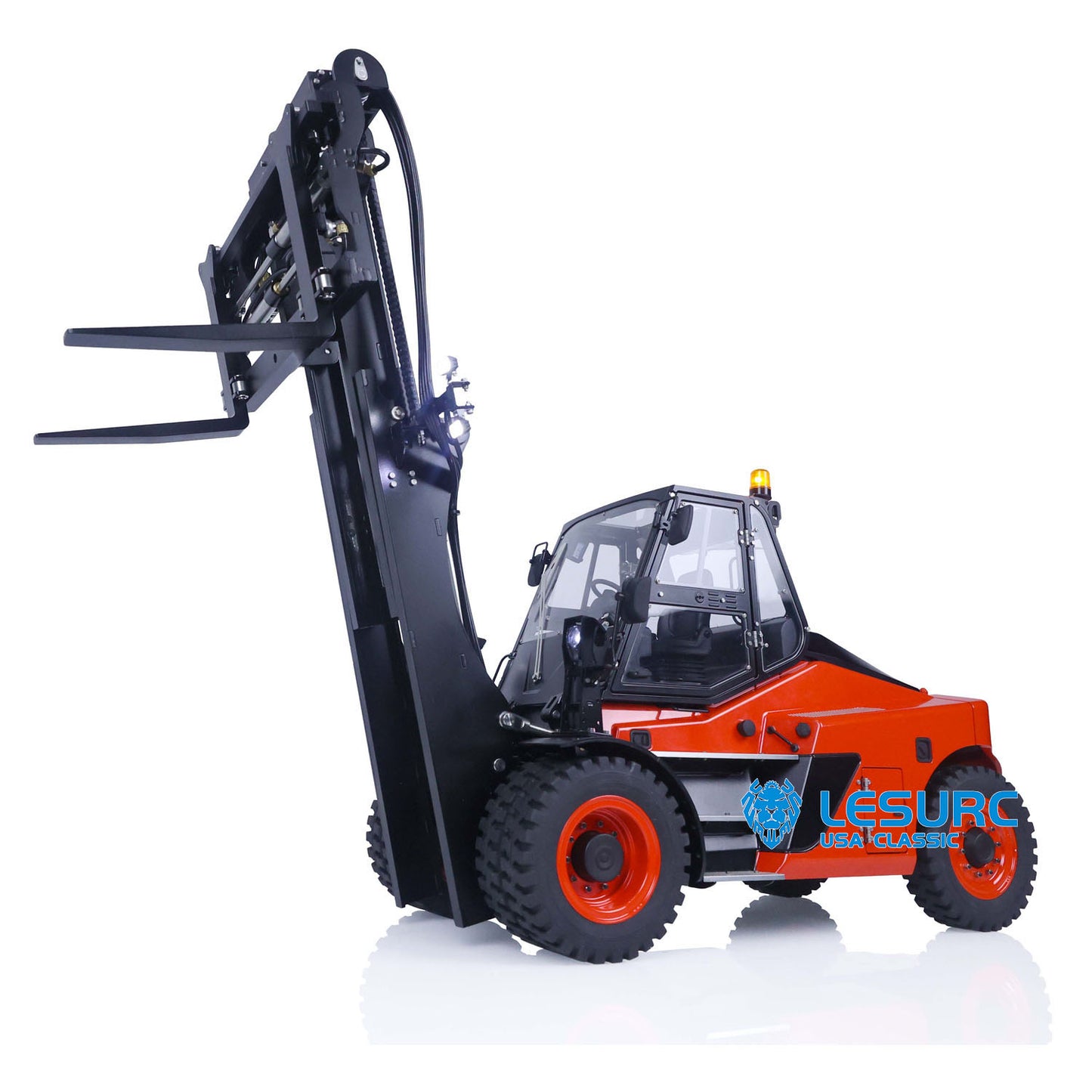 LESU 1/14 Metal RC Painted Hydraulic Forklift Aoue-LD160S Remote Control Model W/ PL18EVLite Radio Motor Servo Light Sound