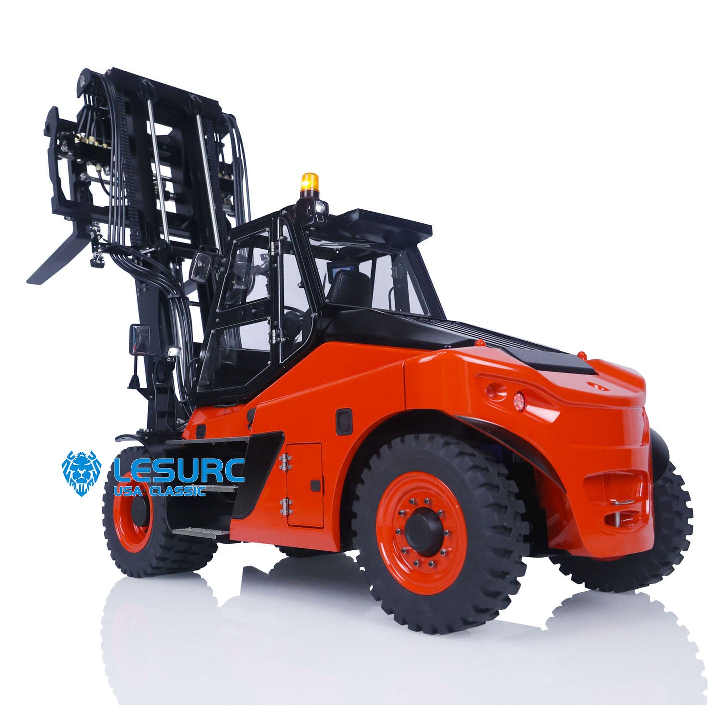 LESU 1/14 Metal RC Painted Hydraulic Forklift Aoue-LD160S Remote Control Model W/ PL18EVLite Radio Motor Servo Light Sound