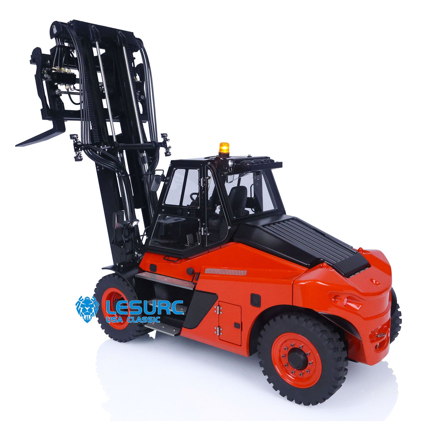 LESU 1/14 Metal RC Painted Hydraulic Forklift Aoue-LD160S Remote Control Model W/ PL18EVLite Radio Motor Servo Light Sound