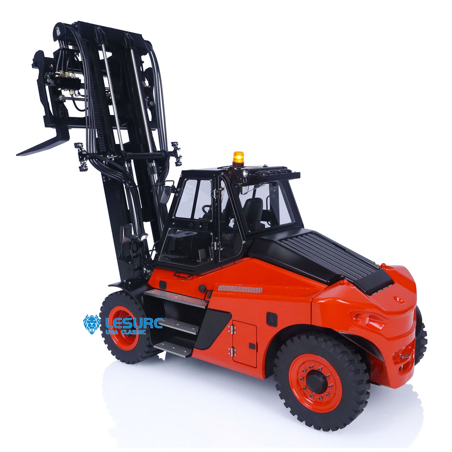 LESU Aoue-LD160S 1/14 Metal RC Hydraulic Forklift A0014 RTR with 6CH Reversing Valve Light Sound for Construction Vehicle Enthusiast