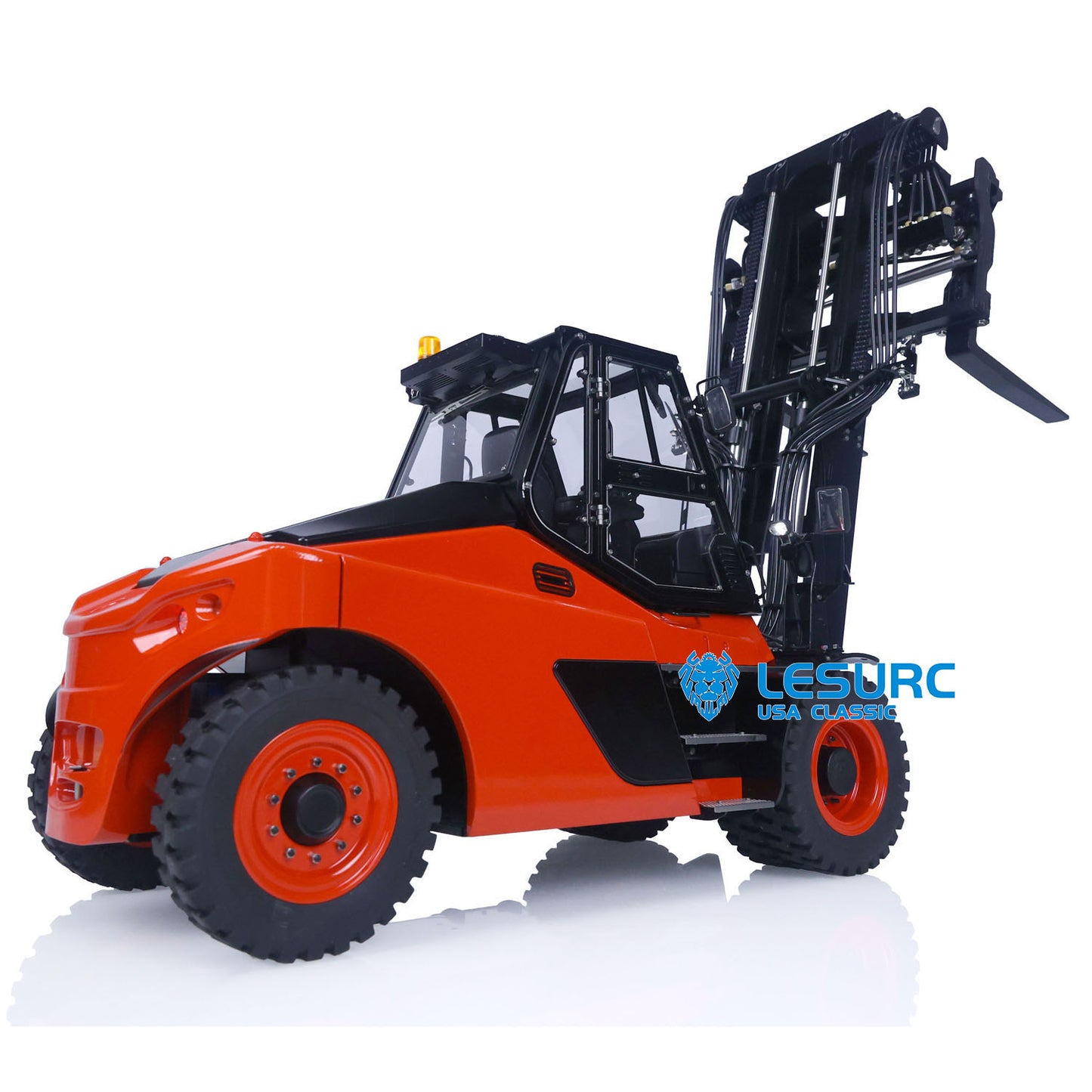 LESU 1/14 Metal RC Painted Hydraulic Forklift Aoue-LD160S Remote Control Model W/ PL18EVLite Radio Motor Servo Light Sound