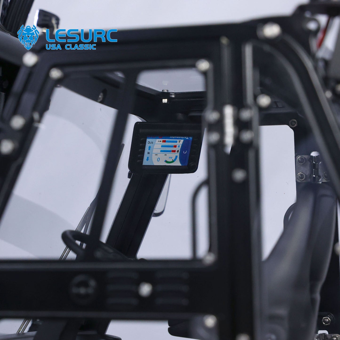 LESU Aoue-LD160S 1/14 Metal RC Hydraulic Forklift A0014 RTR with 6CH Reversing Valve Light Sound for Construction Vehicle Enthusiast