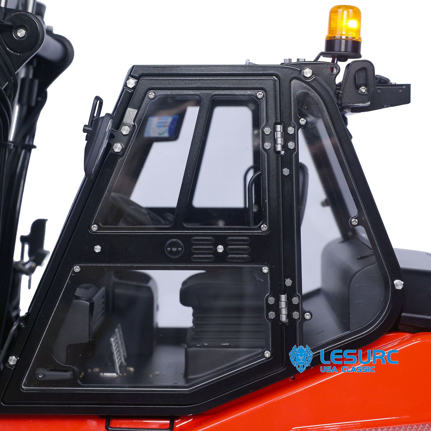 LESU 1/14 Metal RC Painted Hydraulic Forklift Aoue-LD160S Remote Control Model W/ PL18EVLite Radio Motor Servo Light Sound