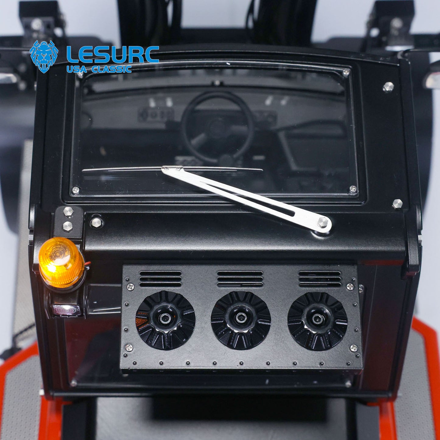 LESU Aoue-LD160S 1/14 Metal RC Hydraulic Forklift A0014 RTR with 6CH Reversing Valve Light Sound for Construction Vehicle Enthusiast