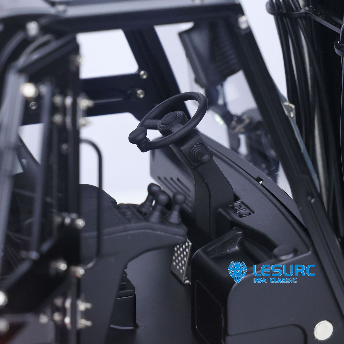 LESU AOUE LD160S 1/14 Metal Hydraulic RC Forklift FlySky ST8 Remote Controller and SR12 Receiver 6 Ways Reversing Valve Sound Light System
