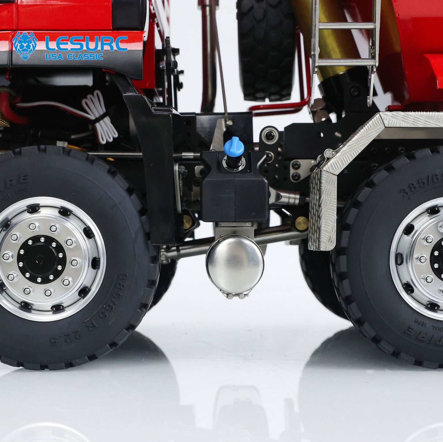 LESU 1/14 Hydraulic 8x8 RC Dumper Truck Tipper Car Painted Model I6S Remote Control 2-speed Transmission