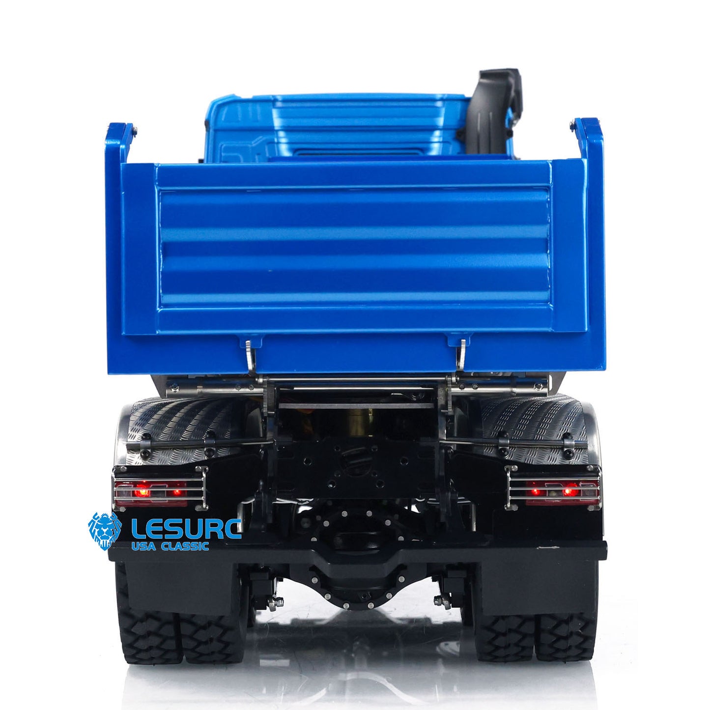 1:14 LESU 3-Axles RC Hydraulic Dumper Truck 6x6 Metal Radio Control 3-way Tipper Cars Simulation Vehicle Model 3Speed Differential Lock