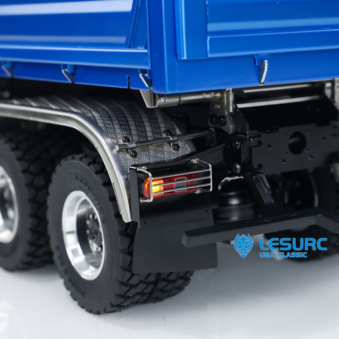 LESU K3363 Cabin 1/14 Metal 6x6 RC Hydraulic Dump Truck Model FlySky I6S Radio Controller 3 Speed Transmission Differential Lock for Club Events