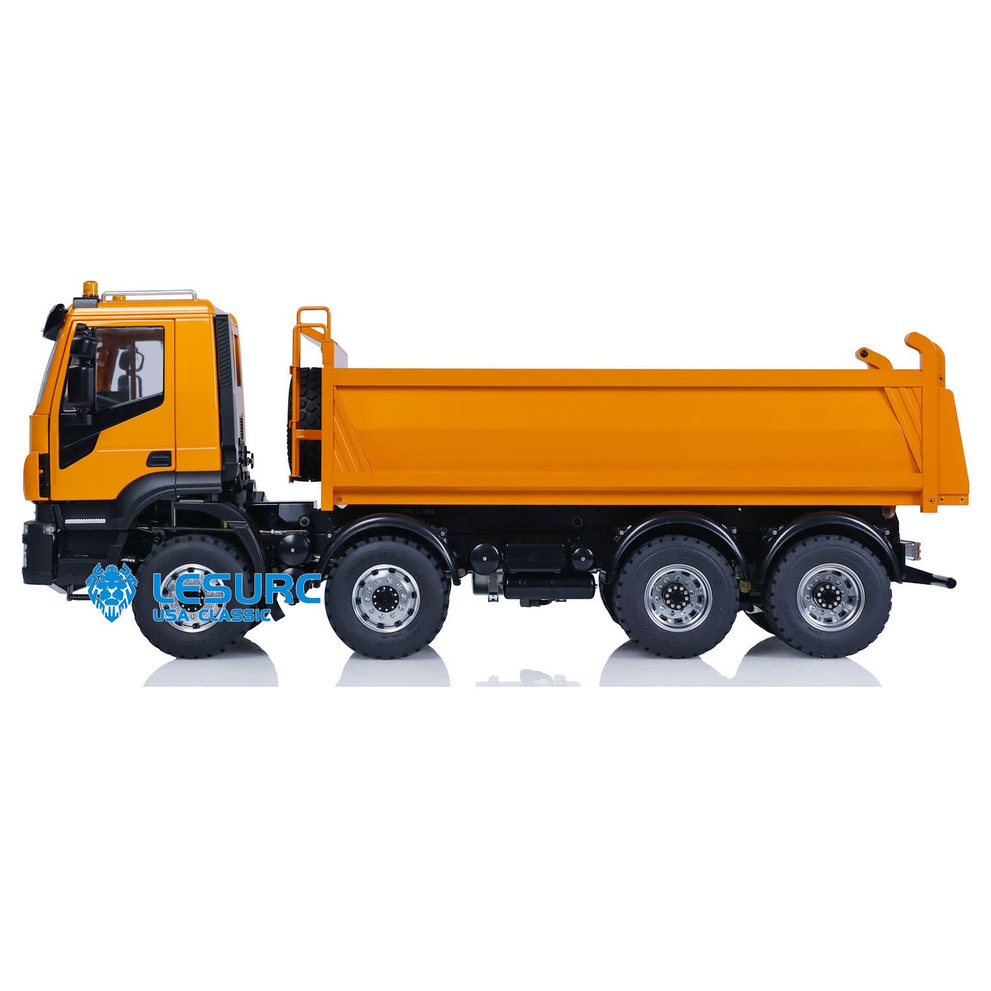 1/14 LESU 8X8 Metal RC Hydraulic Dump Truck Remote Control Tipper Dumper Simulation Car Hobby Model DIY 20150731 PNP/RTR