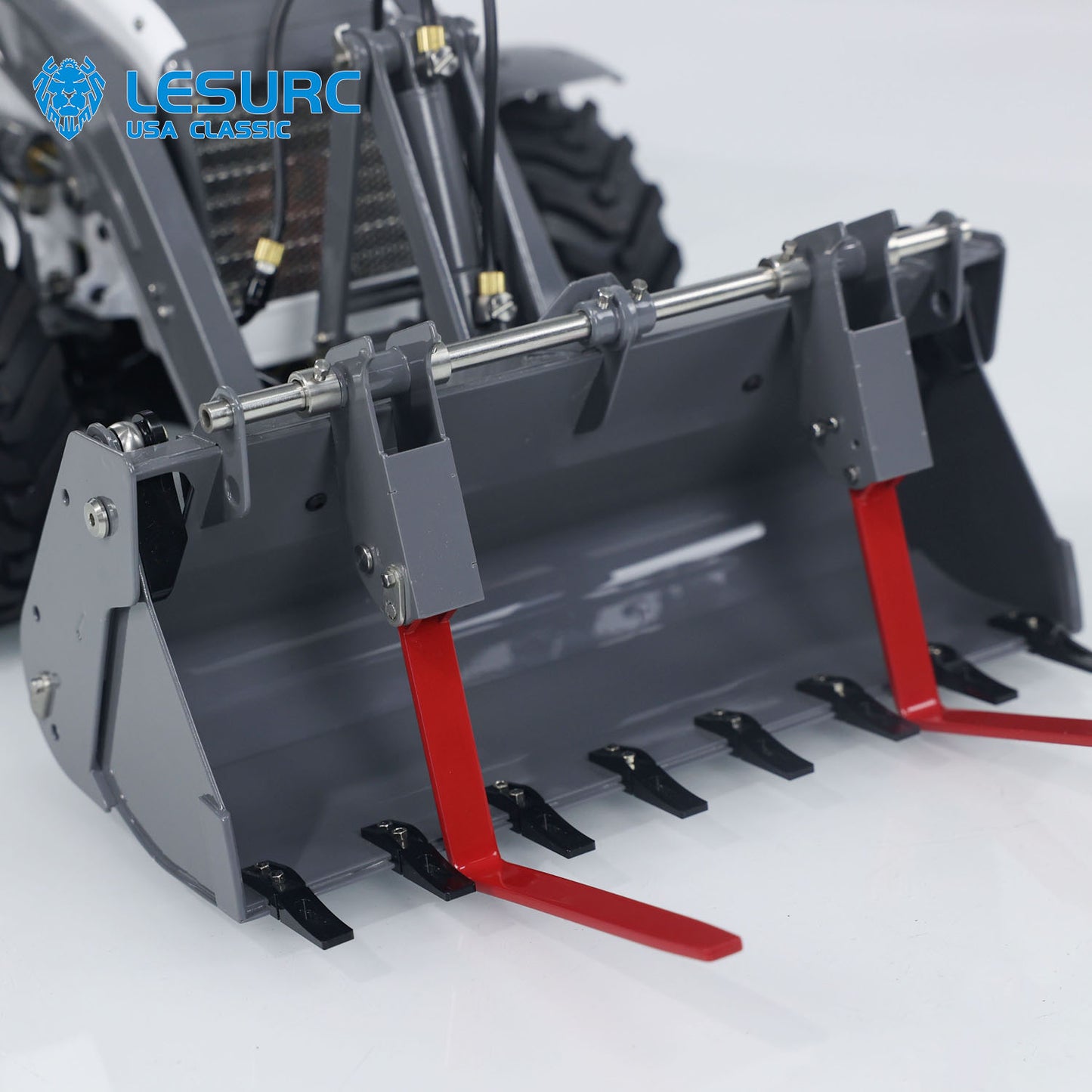 LESU 1/14 RC Hydraulic Equipment Remote Controlled Backhoe Loader AOUE BL71 2 in 1 Excavator Model PL18EVLite Painted Assembled