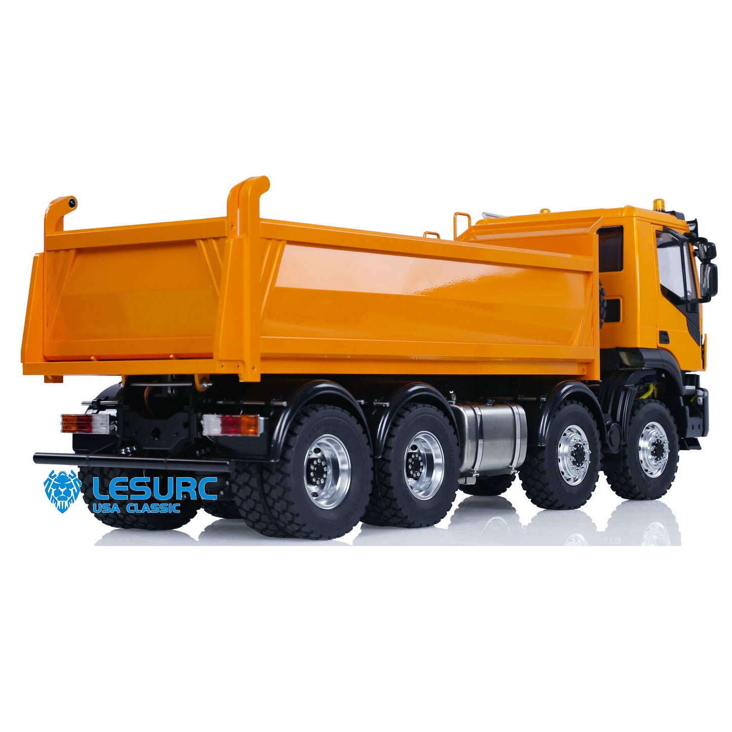 1/14 LESU 8X8 Metal RC Hydraulic Dump Truck Remote Control Tipper Dumper Simulation Car Hobby Model DIY 20150731 PNP/RTR